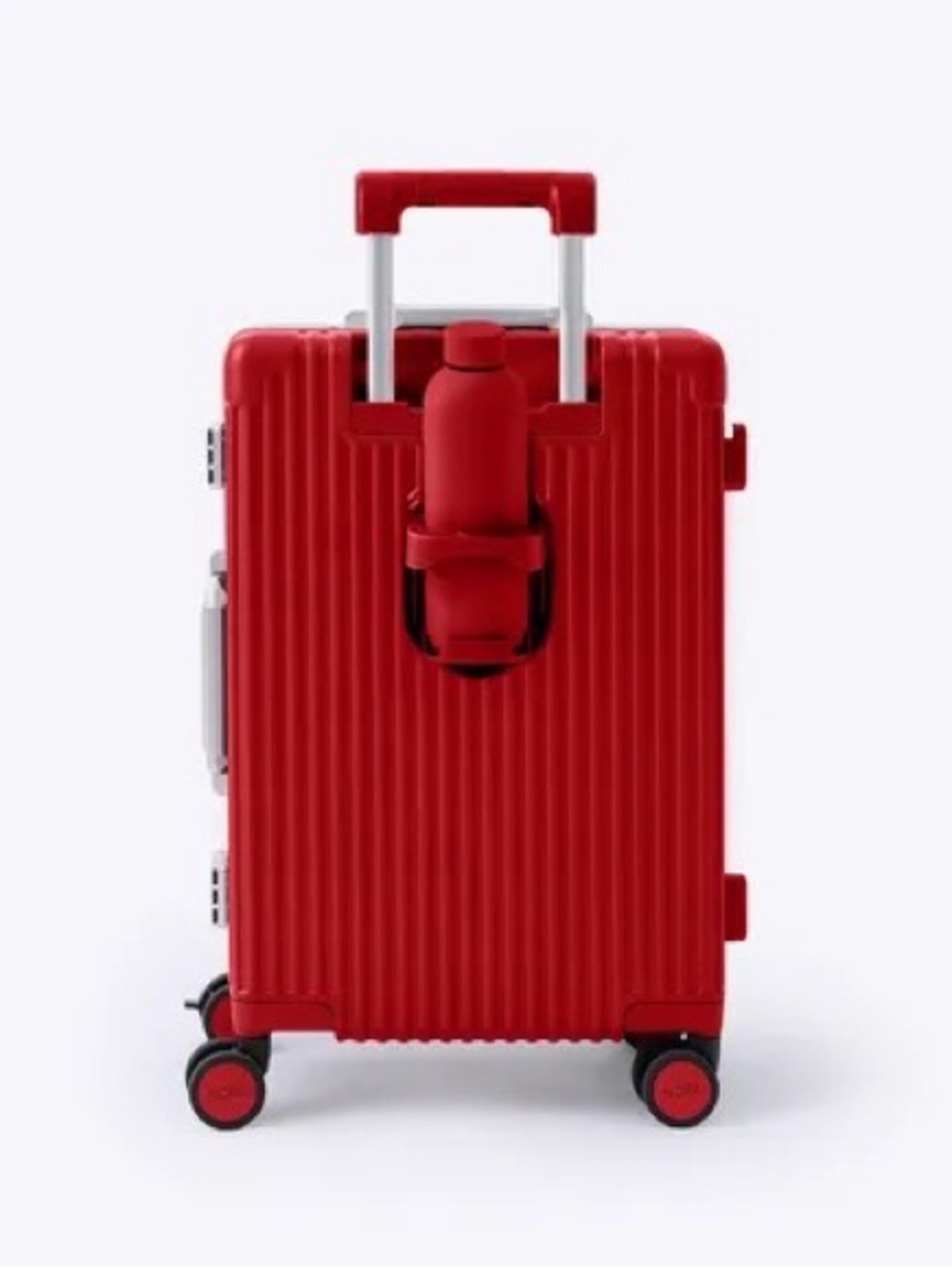 BNIB Red Front-Access Tech-Friendly Carry-On + Check-In Luggage - Picture 5 of 9